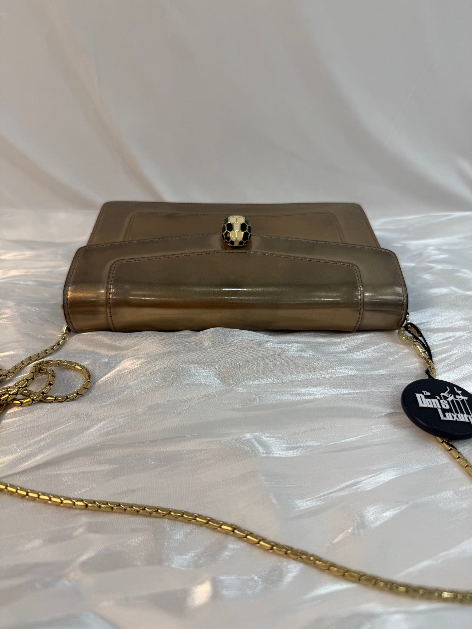 Bvlgari Bronze Serpenti Forever Chain Pochette