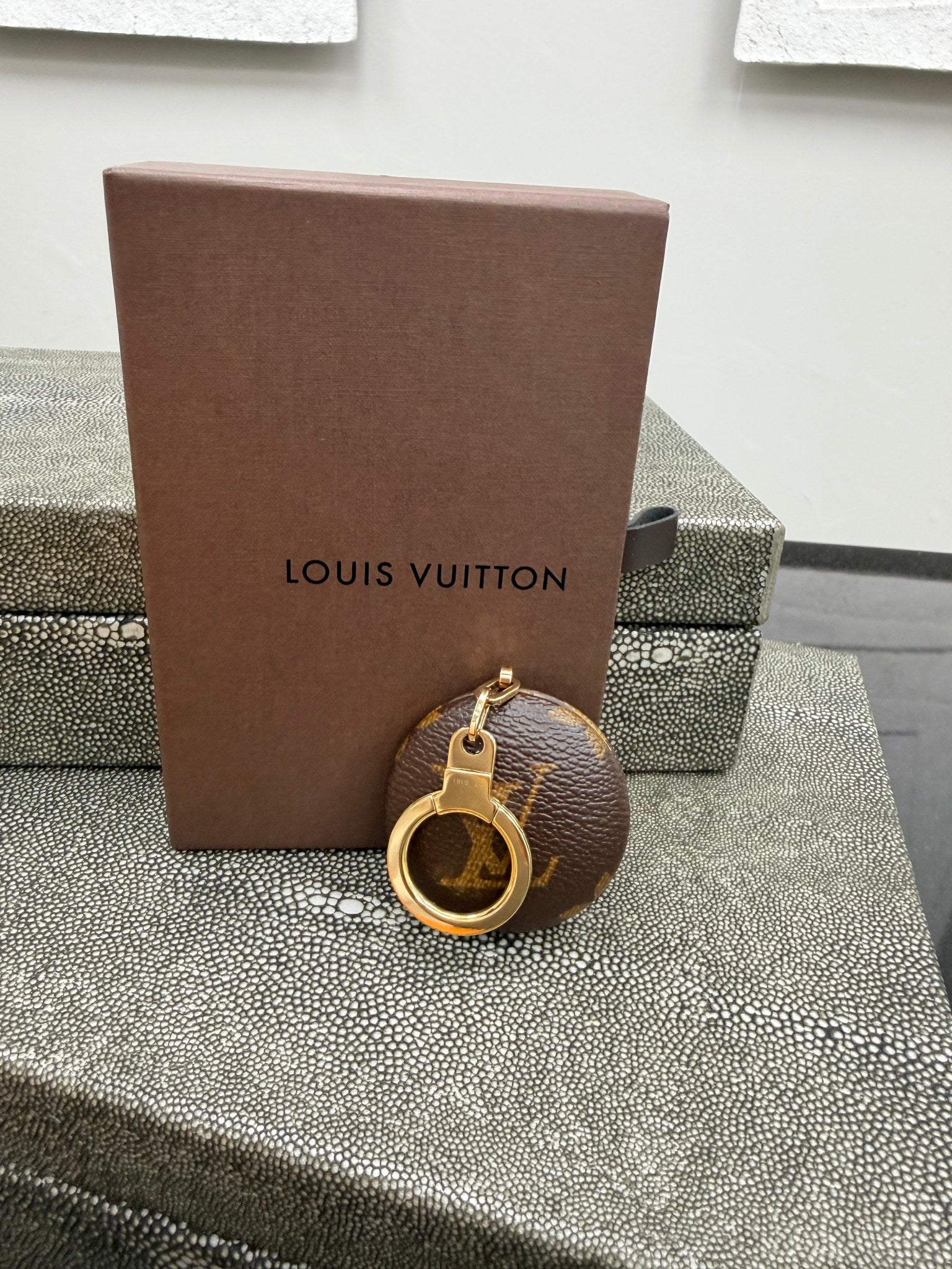 Louis Vuitton Monogram Astropill Key Ring Holder Bag Charm