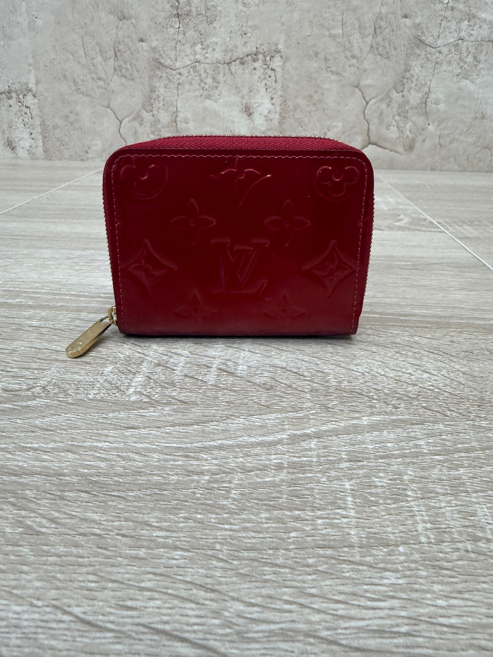 Louis Vuitton Red Venis Compact Wallet 