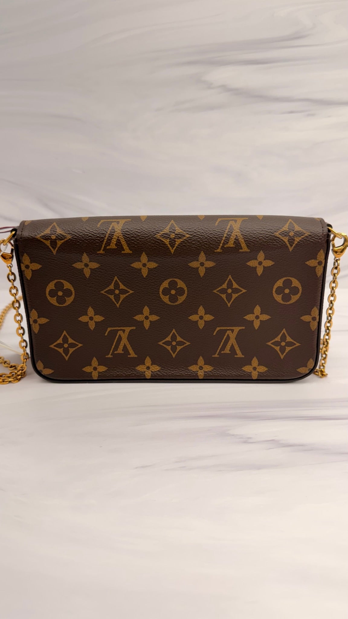 Louis Vuitton Monogram Pochette Felicie Chain Crossbody bag 