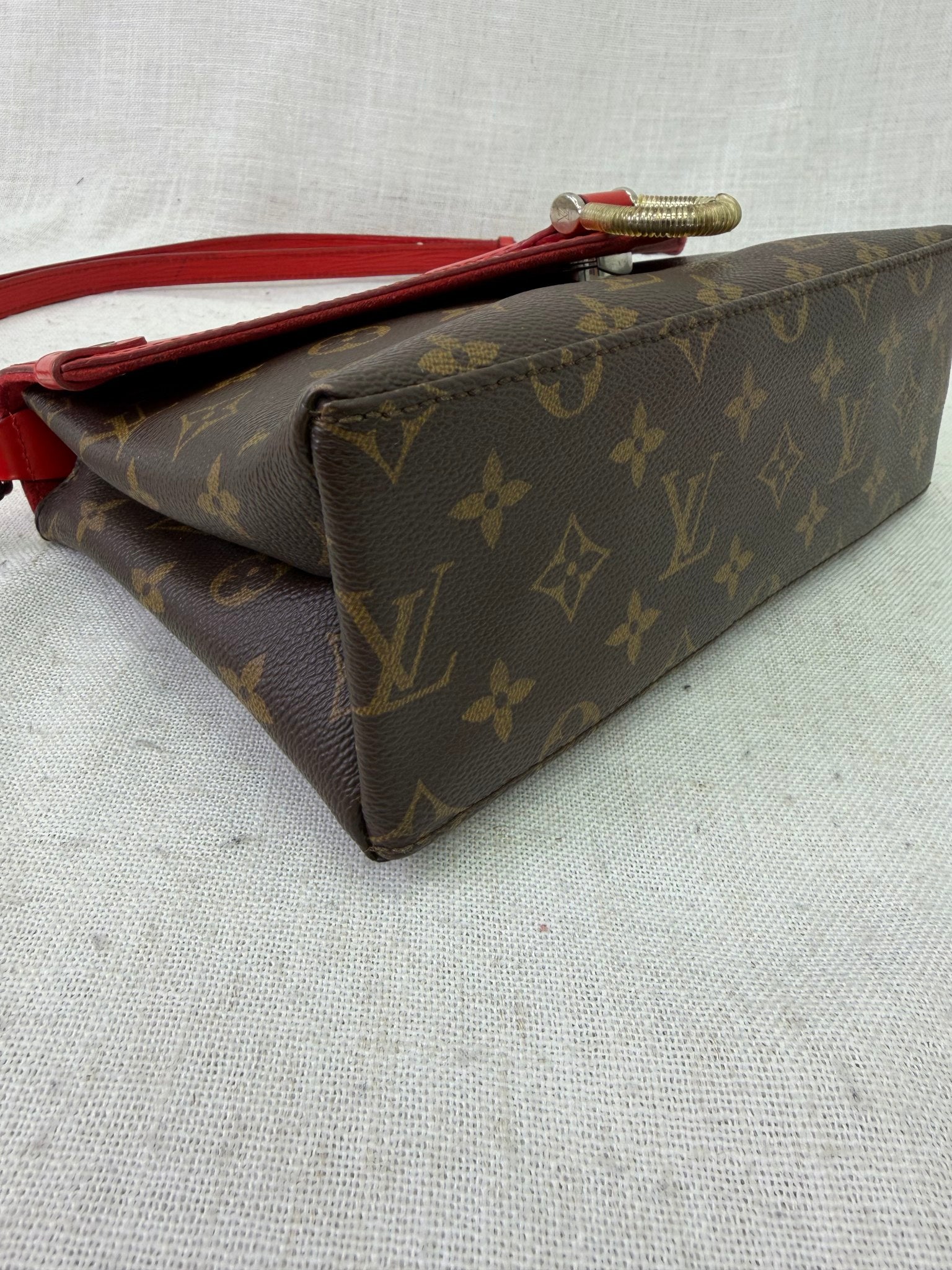 Louis Vuitton Monogram & Red Epi Saint Michel Crossbody