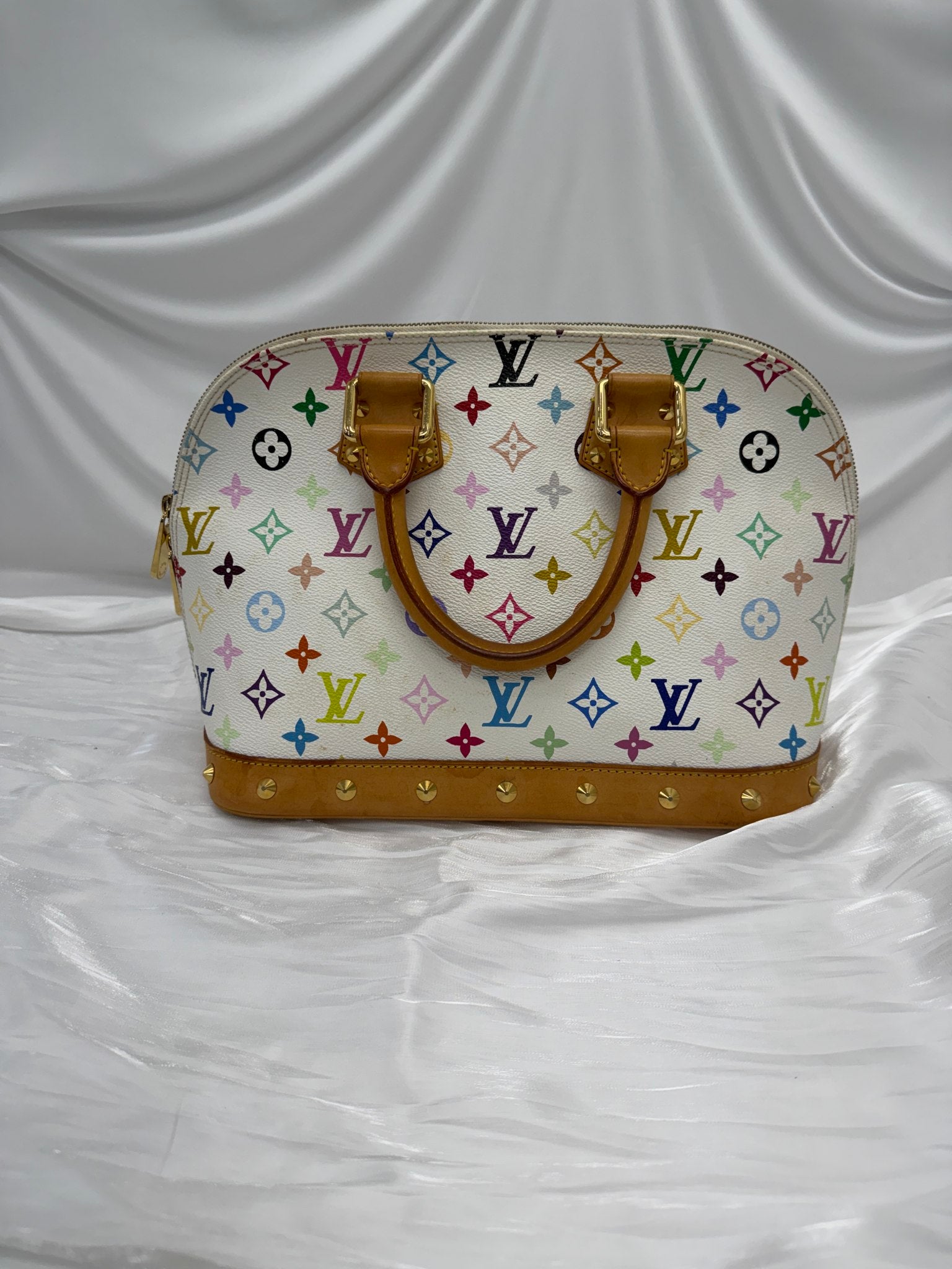 Louis Vuitton White Multicolore Monogram  Alma PM