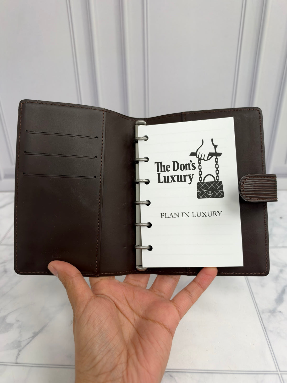 Louis Vuitton Brown Epi Leather Agenda PM