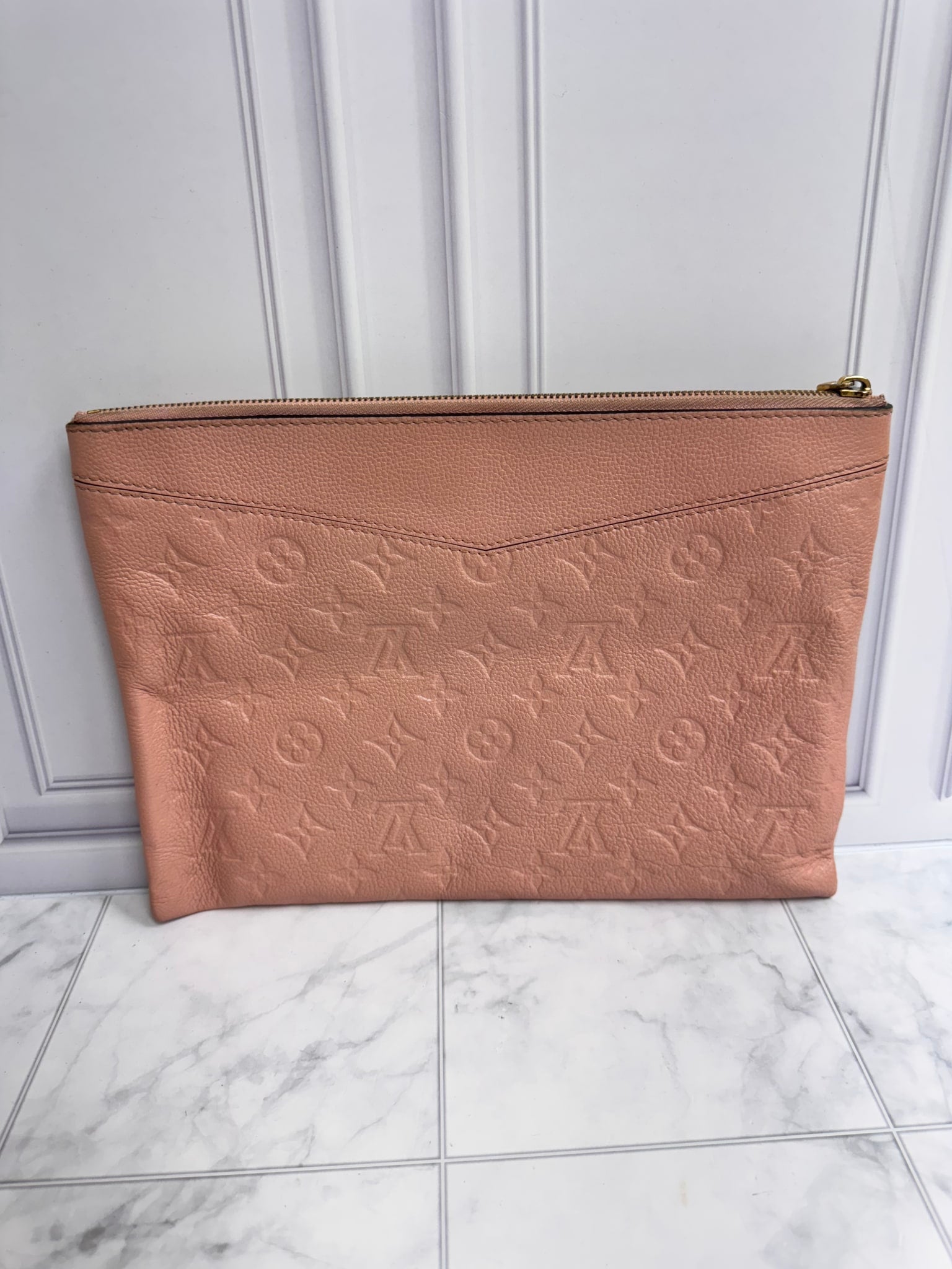 Louis Vuitton Pink Monogram Empreinte Daily Pouch