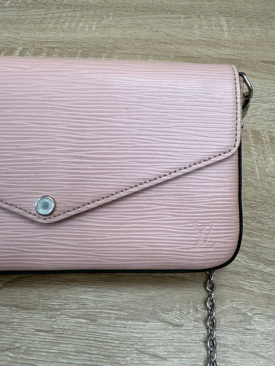 Louis Vuitton Rose Pink Epi Leather Felicie Pochette 