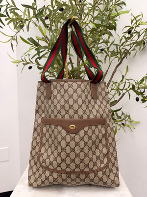 Gucci GG Supreme Canvas Tote Bag