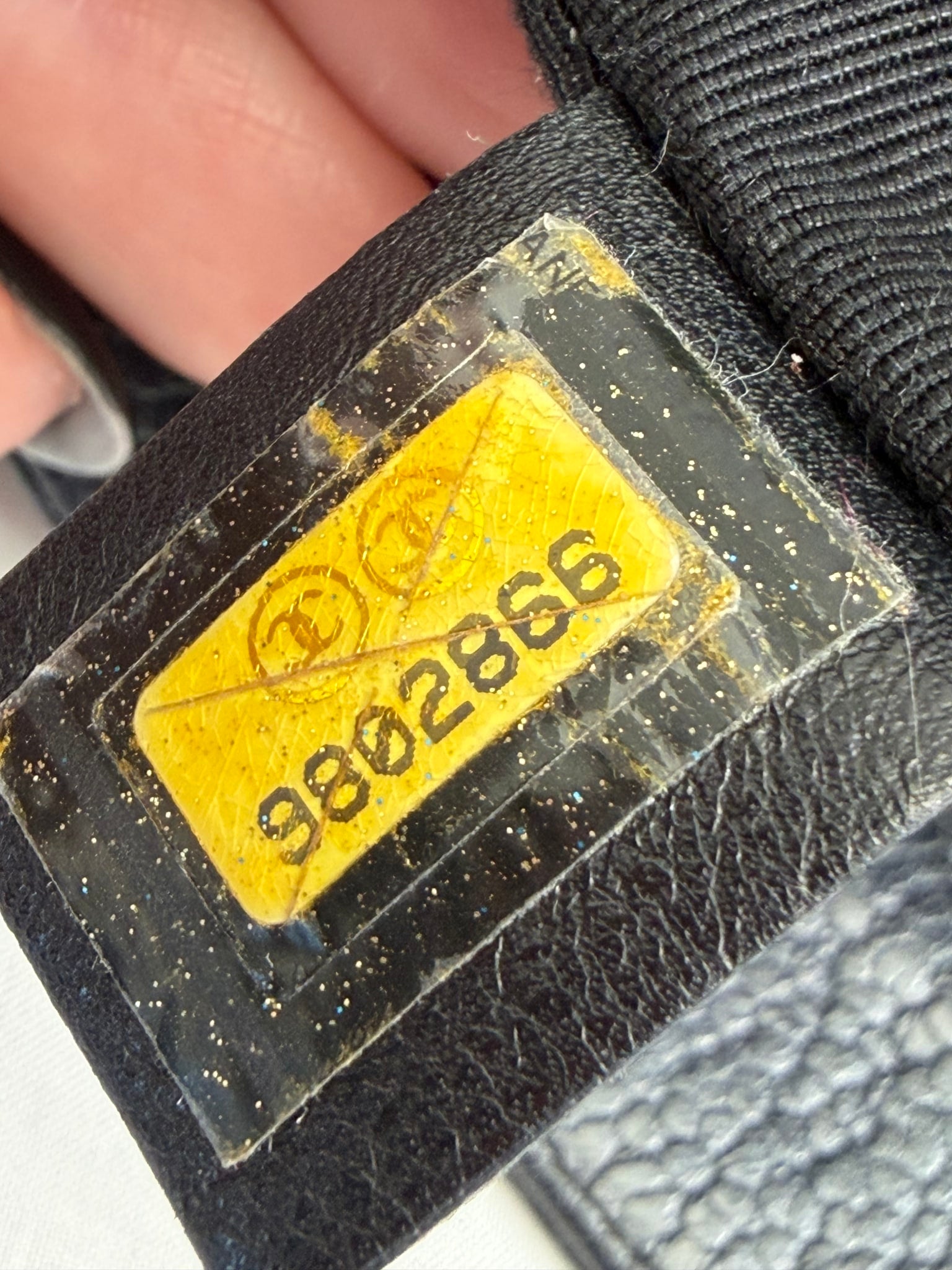 Chanel Black Quilted Caviar Petite Shopping Tote