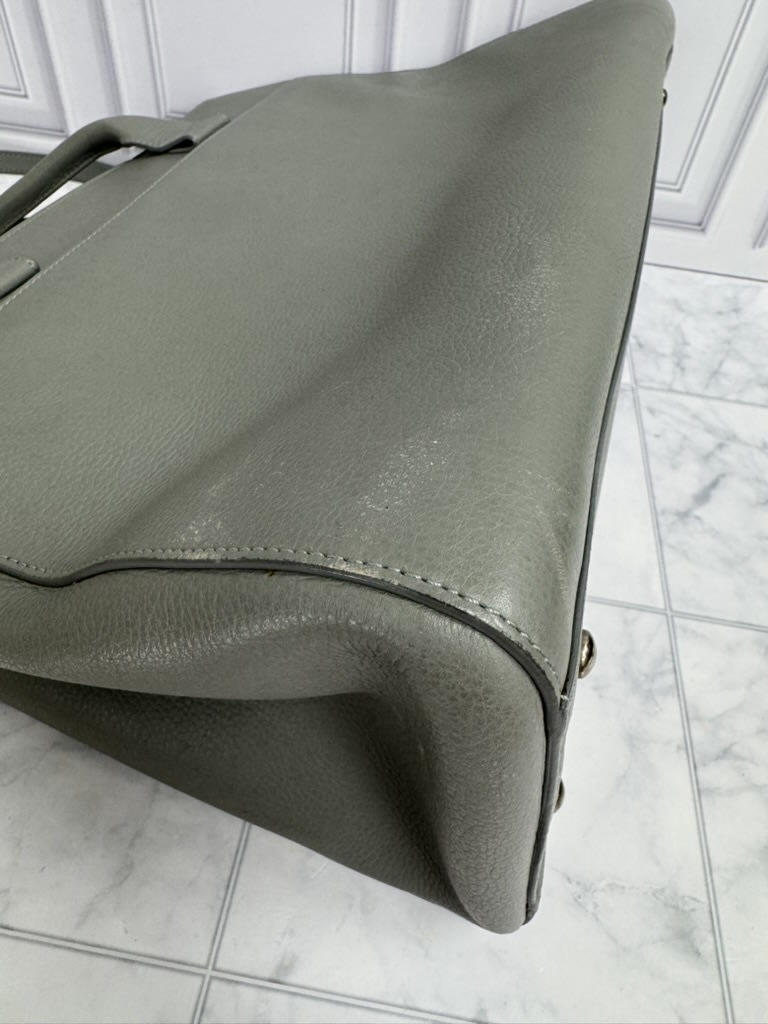 Chanel Grey Grained Leather Neo Executive Tote 2Way Bag