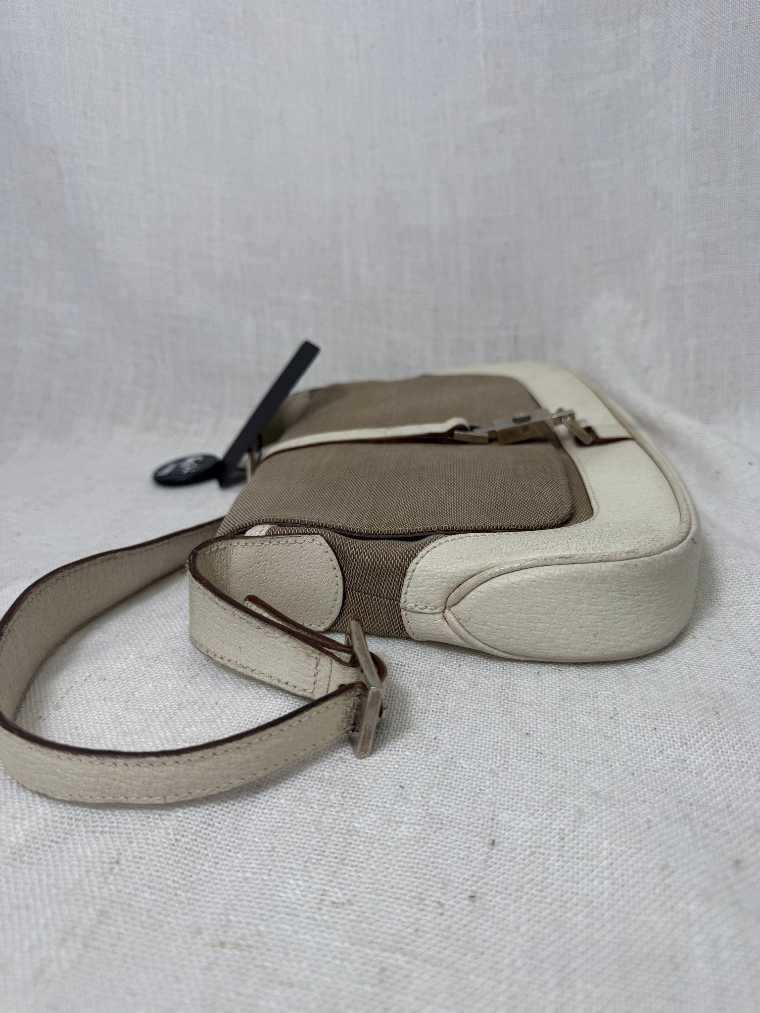 Gucci Beige Canvas Jackie Shoulder Bag