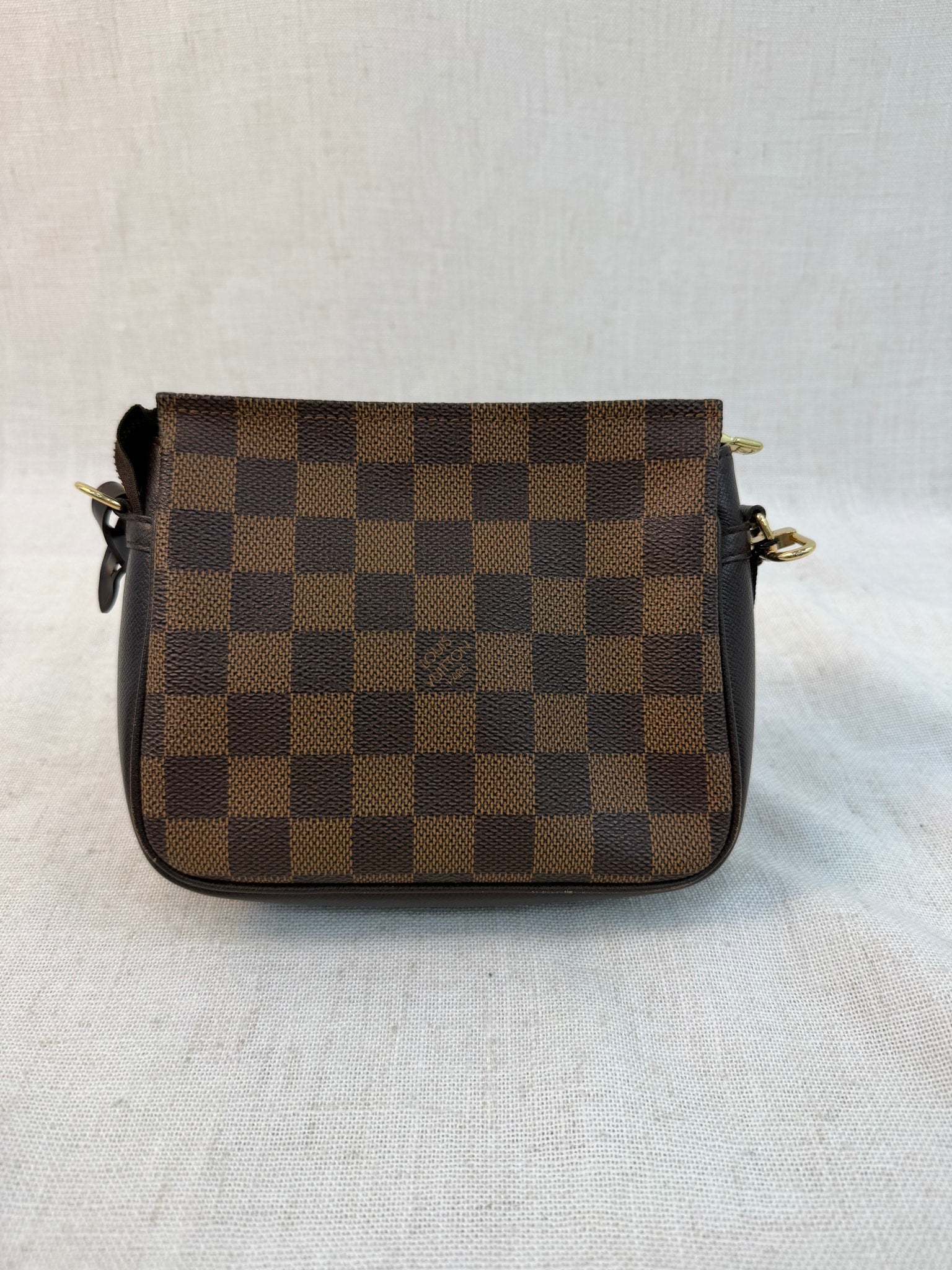 Louis Vuitton Damier Ebene Trousse Make Up Bag Pochette