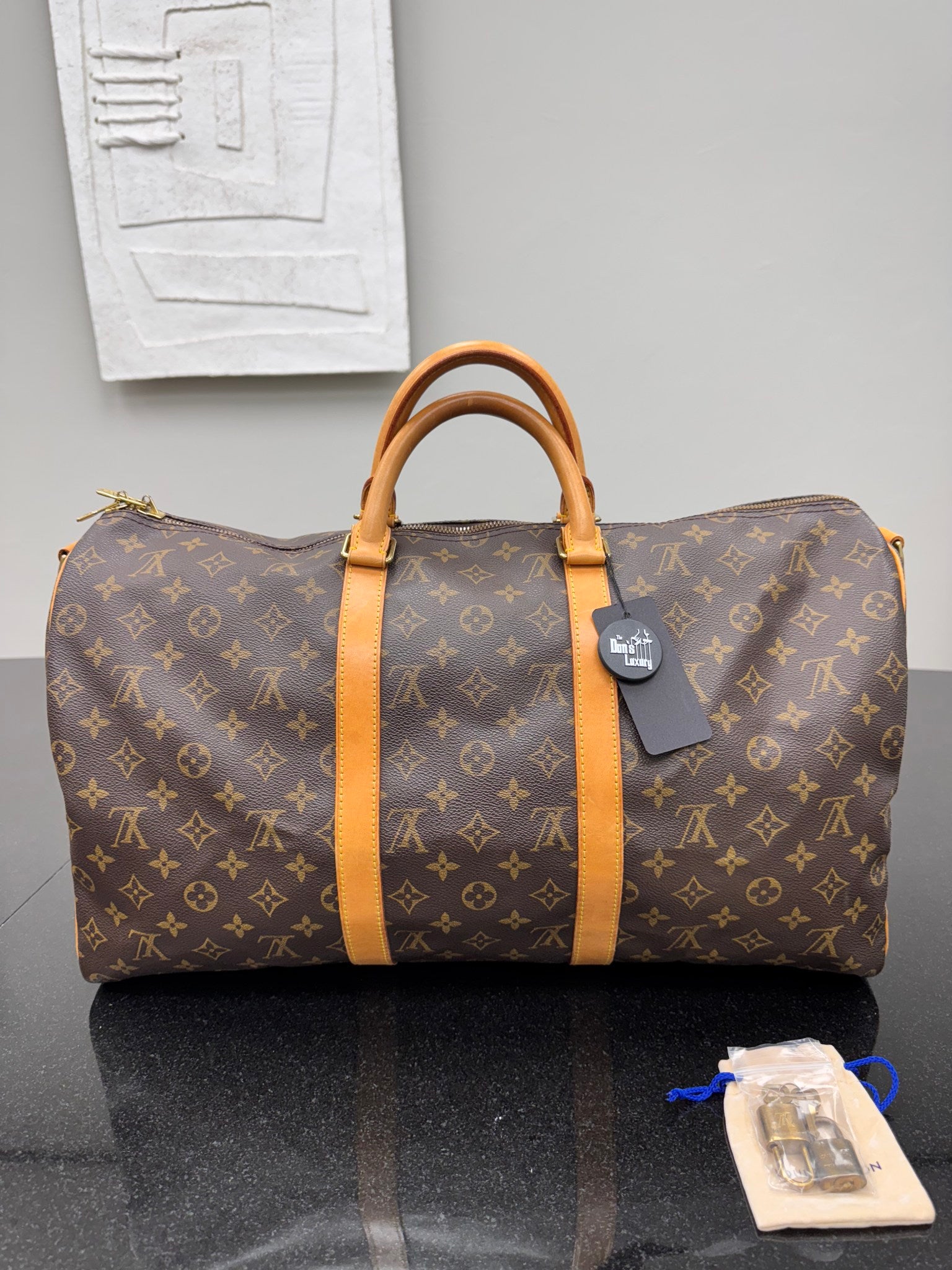 Louis Vuitton Monogram Keepall Bandouliere 50