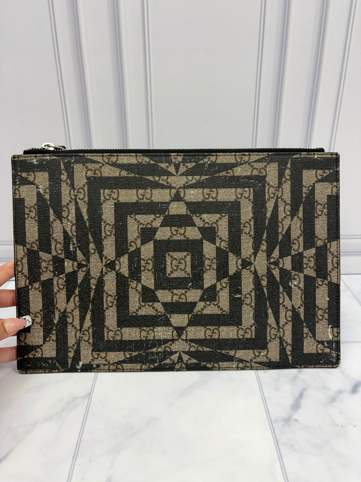 Gucci  GG Supreme Canvas Kaleidoscope Pouch