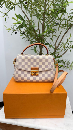 Louis Vuitton Damier Azur Croisette Crossbody Bag