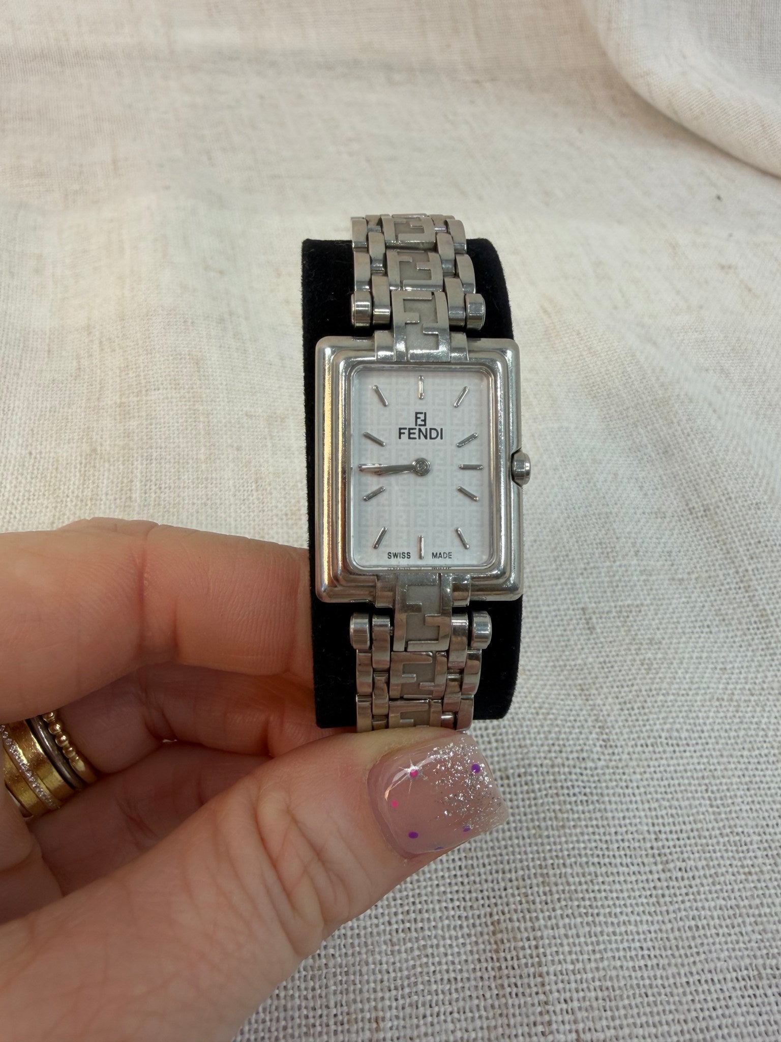 Fendi Silver Watch