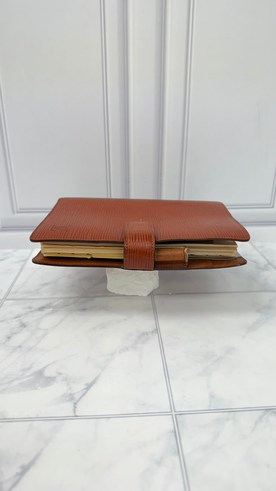 Louis Vuitton Brown Epi Leather MM Agenda Cover 
