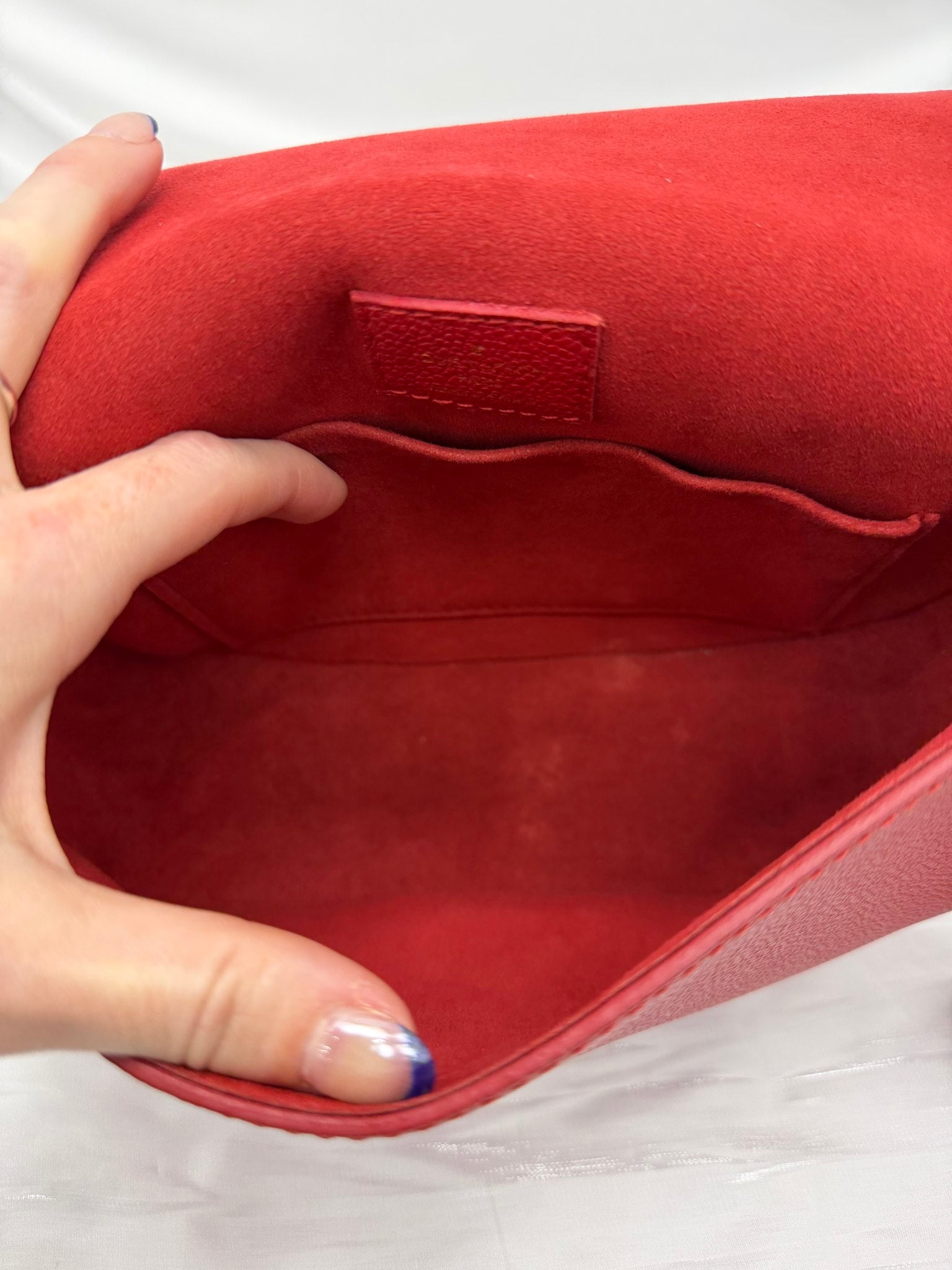 Louis Vuitton Red Empreinte Junot Crossbody