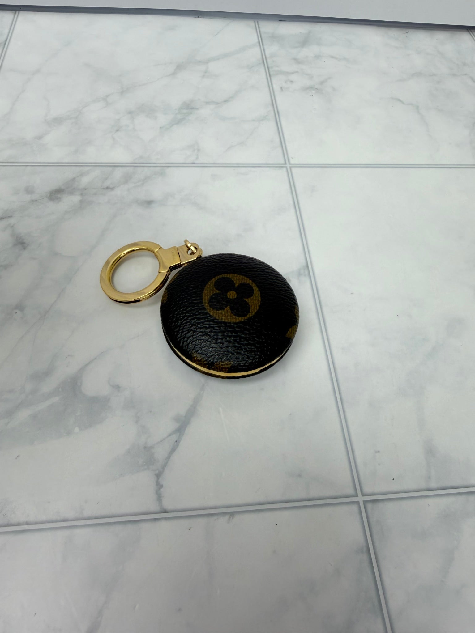 Louis Vuitton Monogram Astropill Key Ring Holder Bag Charm