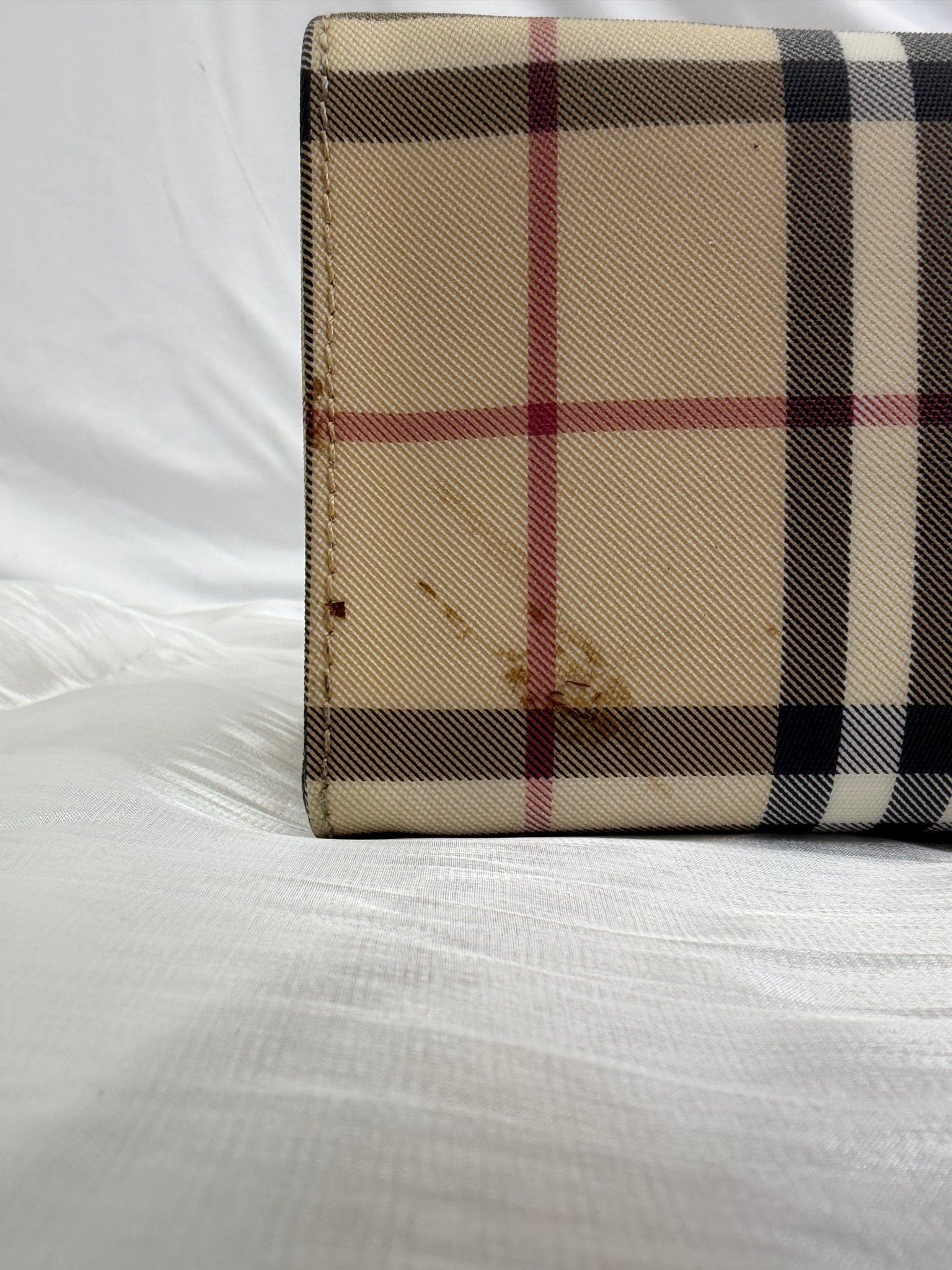 Burberry Beige Nova Check Tote Bag