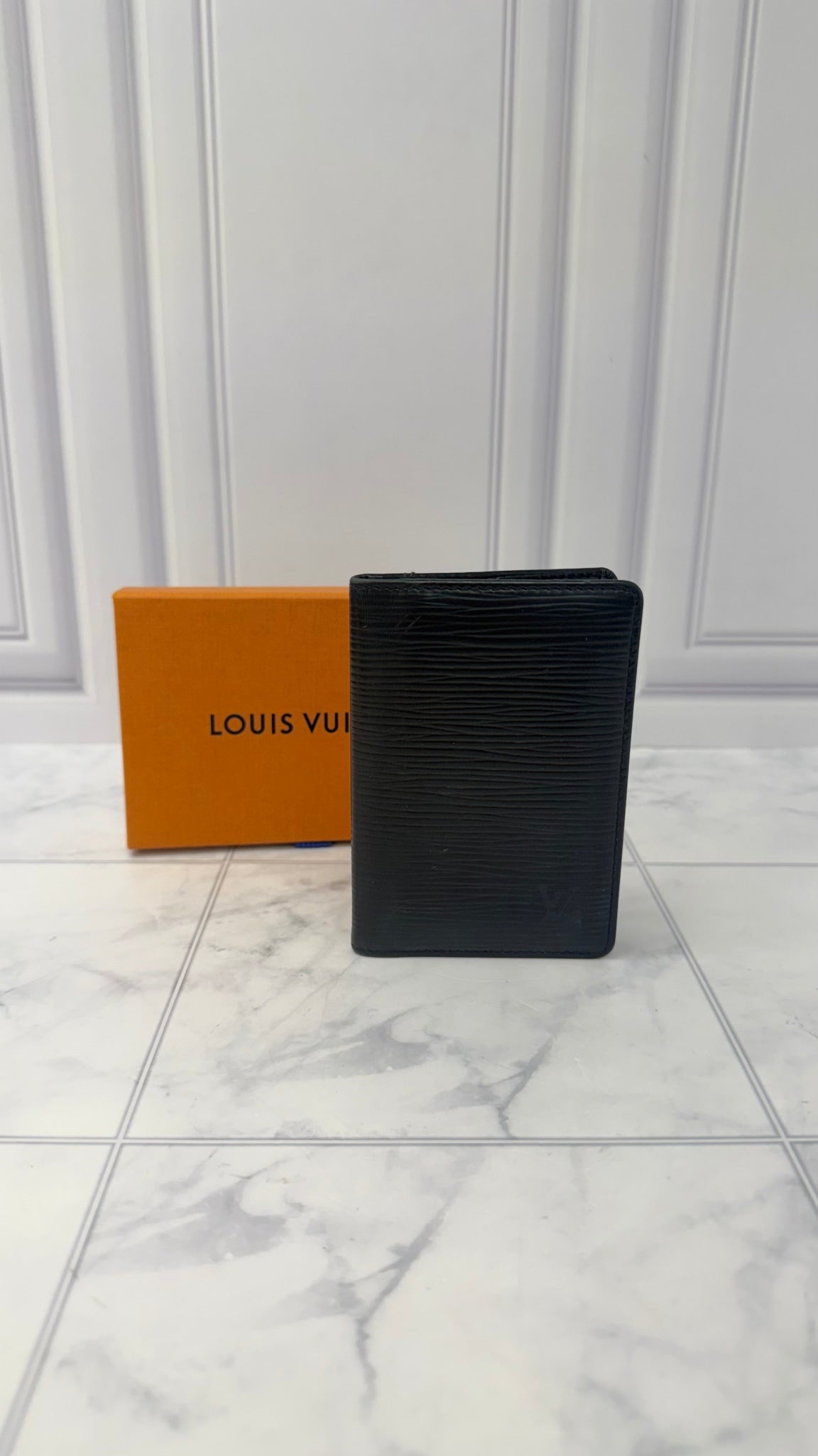 Louis Vuitton Black Epi Leather Pocket Organizer 