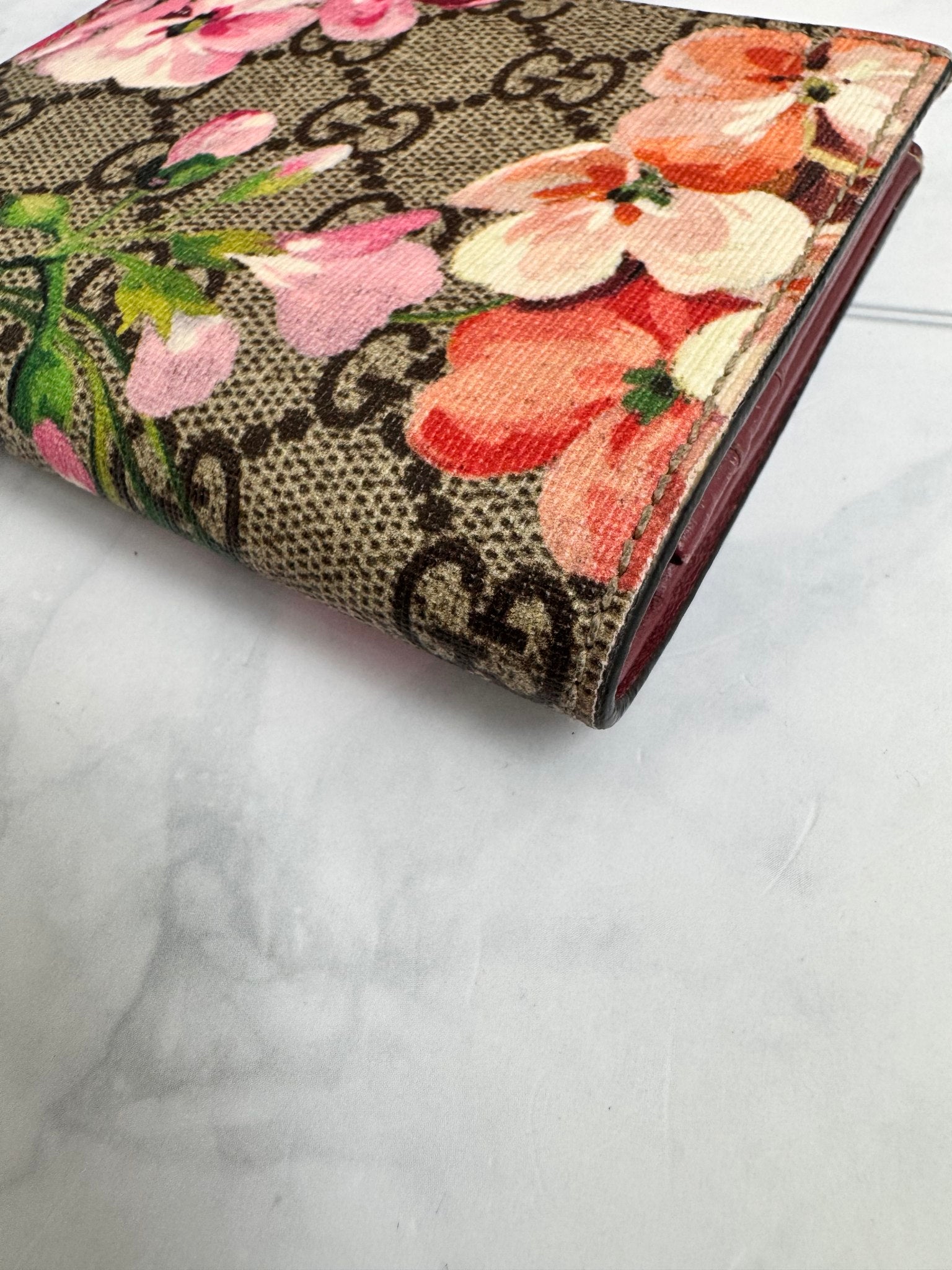 Gucci Bloom Multicolor Coated Canvas Reversible Tote & Wallet Bundle