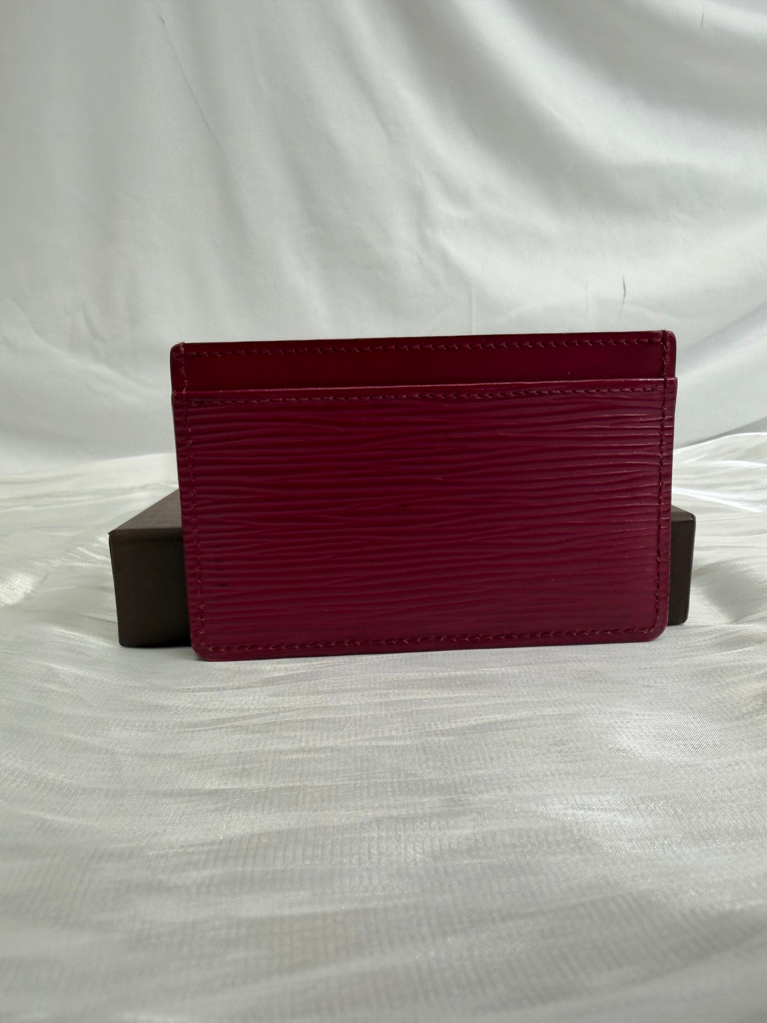 Louis Vuitton Dark Fuchsia  Epi Card Case
