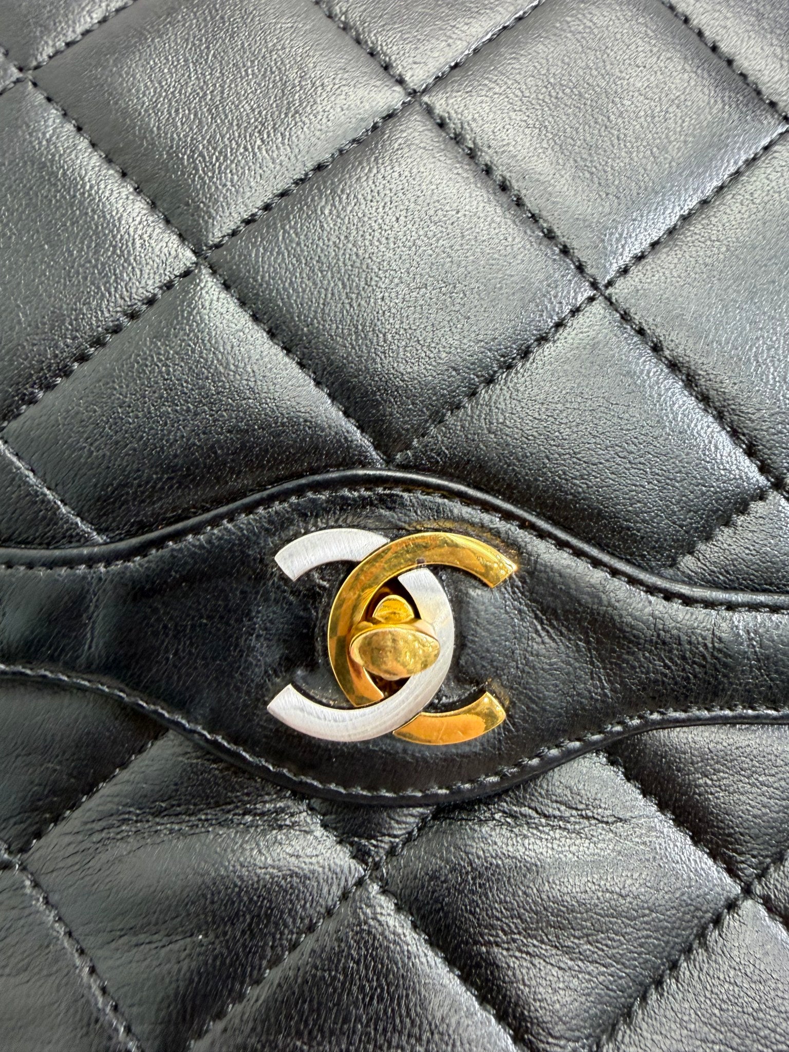 Chanel Black Quilted Calfskin Classic Double Flap Bag