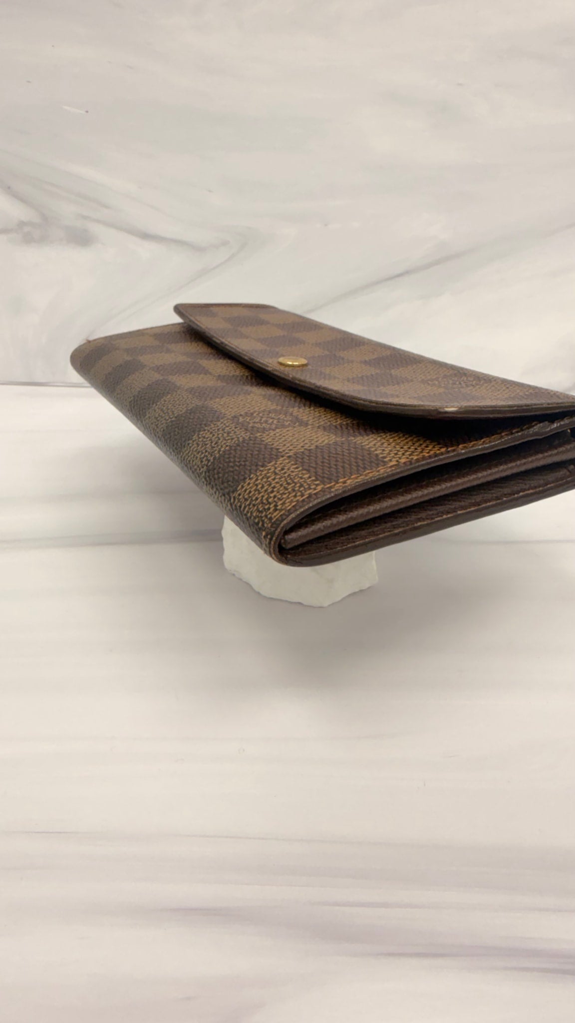 Louis Vuitton Damier Ebene Sarah Wallet