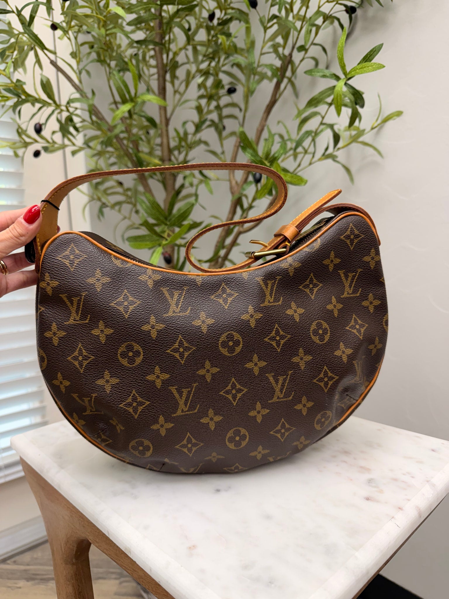 Louis Vuitton Monogram Croissant MM Shoulder Bag