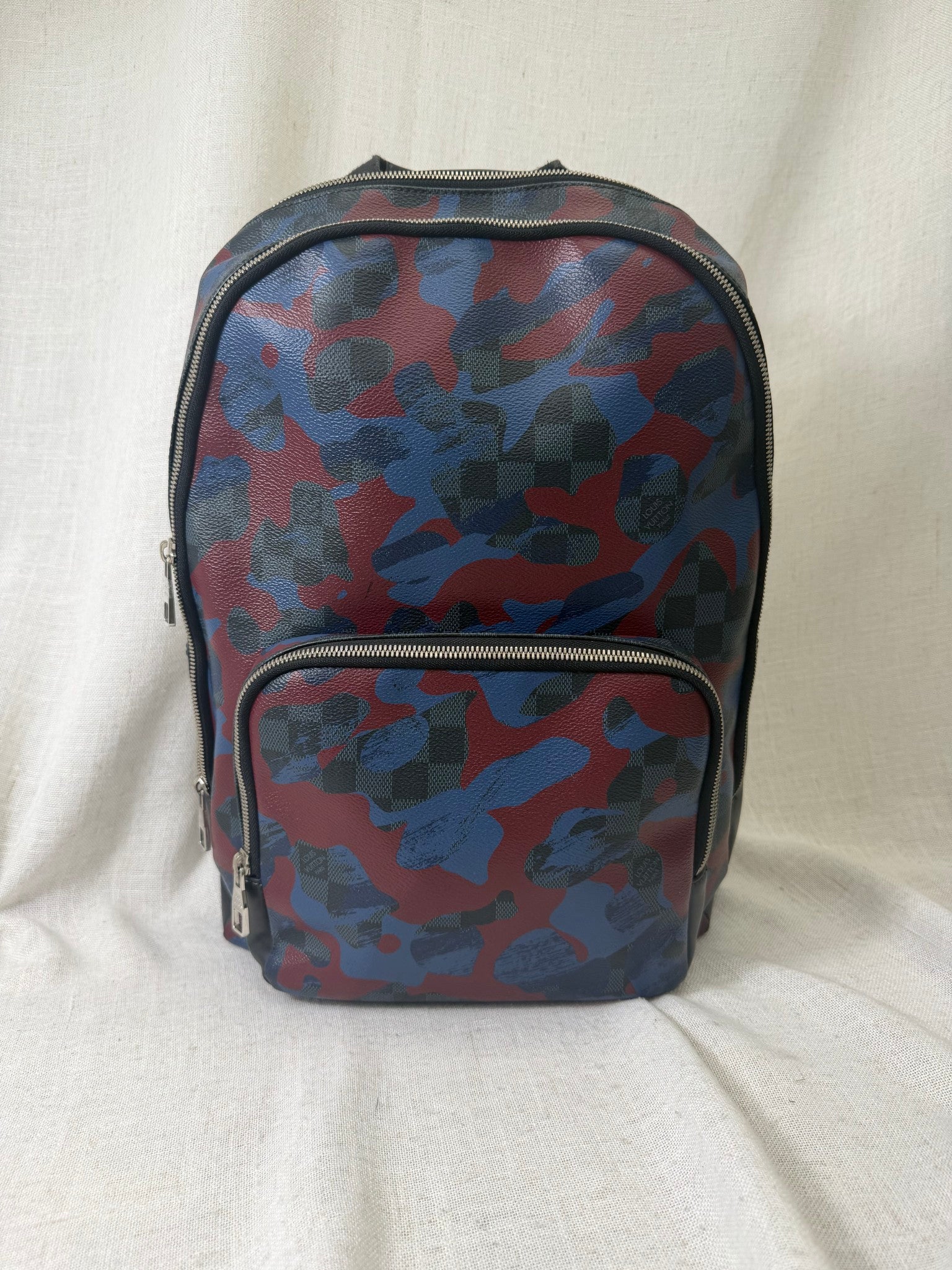 Louis Vuitton Camo Damier Cobalt Andy Backpack