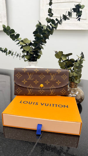 Louis Vuitton Yellow Monogram Emillie Wallet