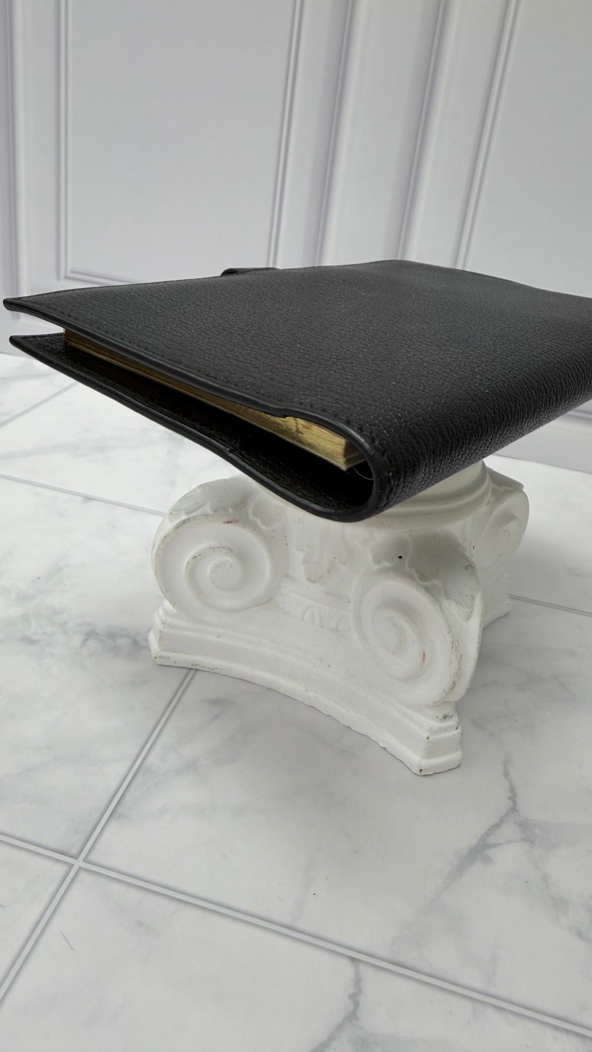 Hermes Black Leather Passport Agenda