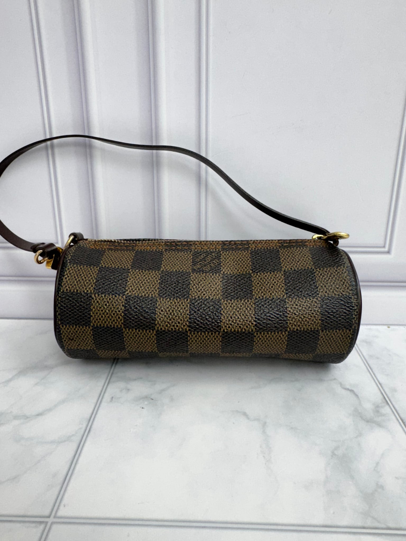 Louis Vuitton Damier Ebene Mini Papillon Pouch