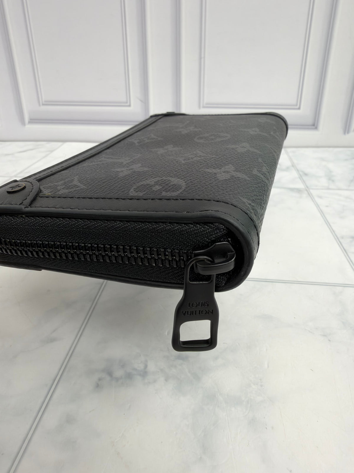 Louis Vuitton Monogram Eclipse Trunk Zippy Wallet 