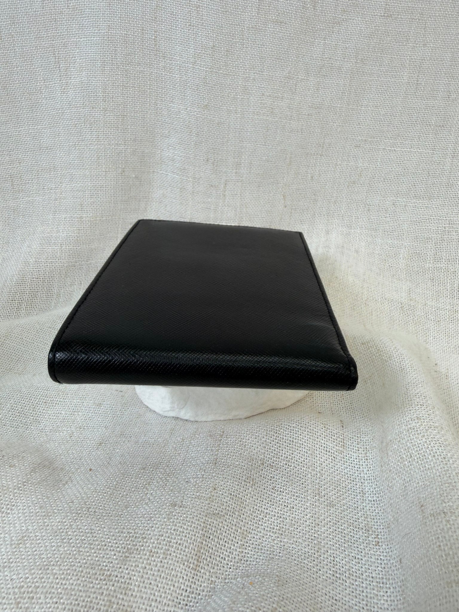 Prada Black Saffiano Leather Bifold Wallet
