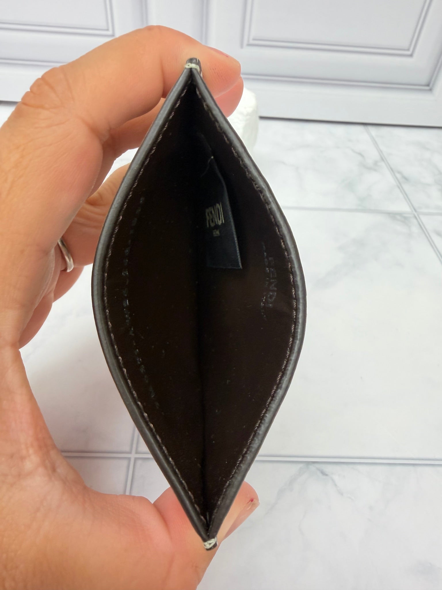 BRAND NEW - Fendi Multicolor Leather Card Case 