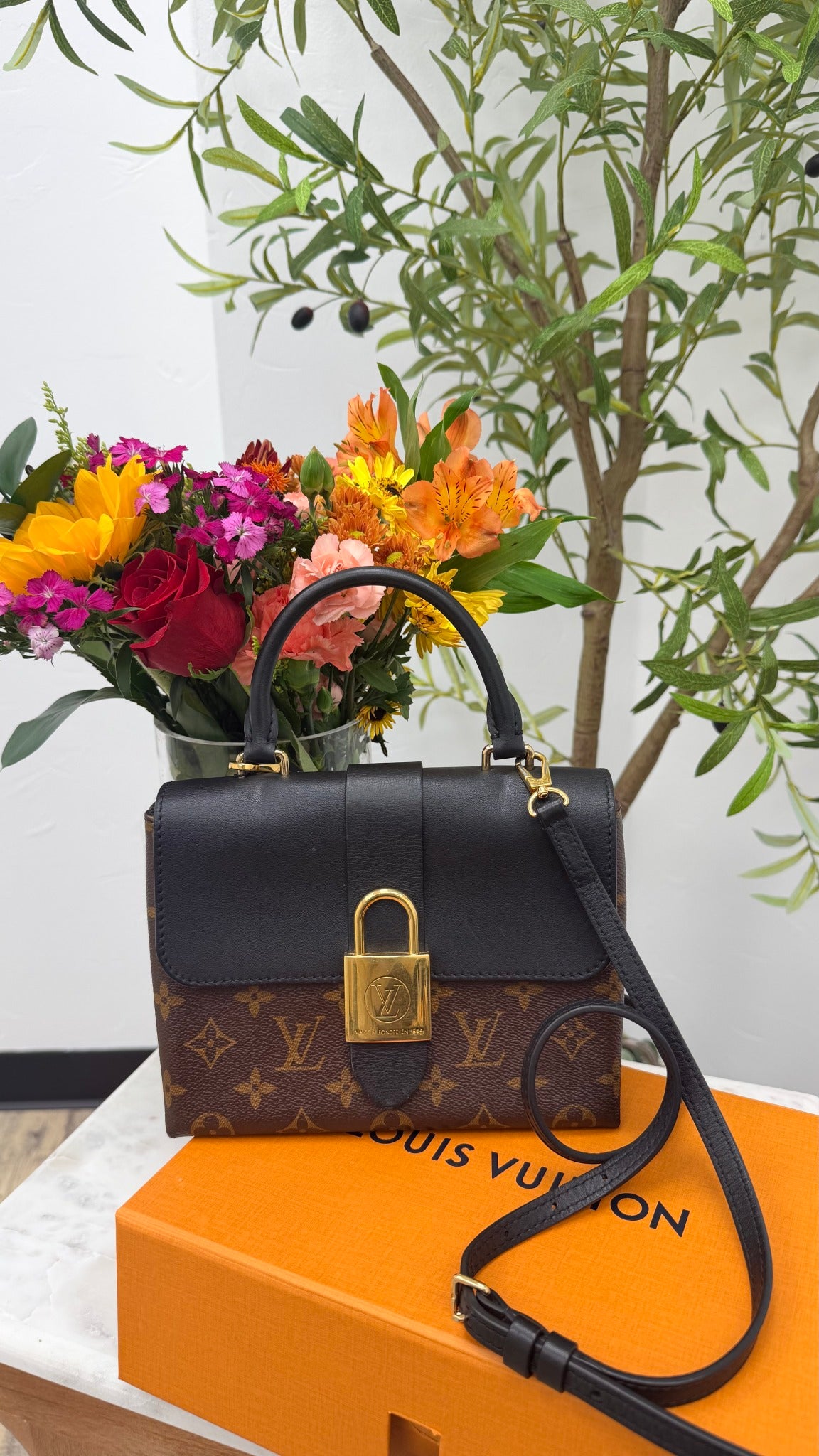 Louis Vuitton Monogram Locky BB 2Way Handbag 