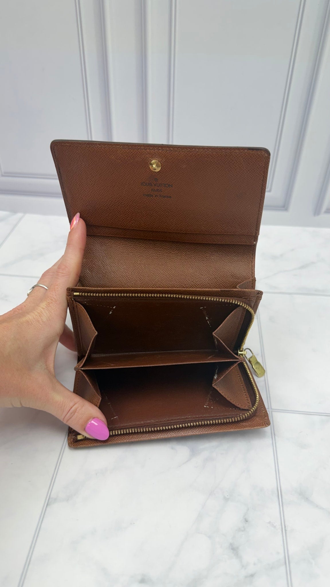 Louis Vuitton Monogram Porte Monnaie Tresor Wallet