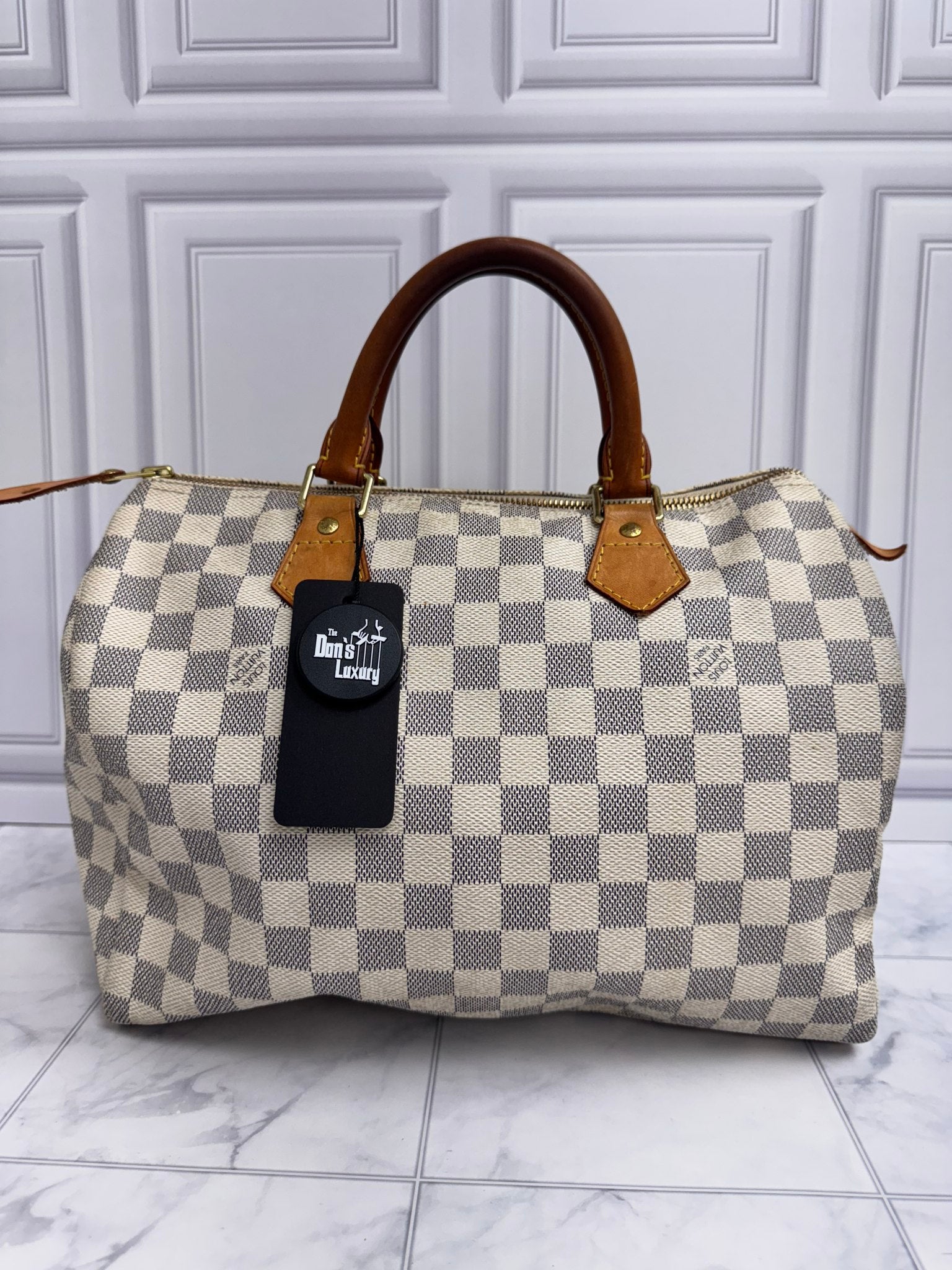 Louis Vuitton Damier Azure Speedy 30 Bandouliere