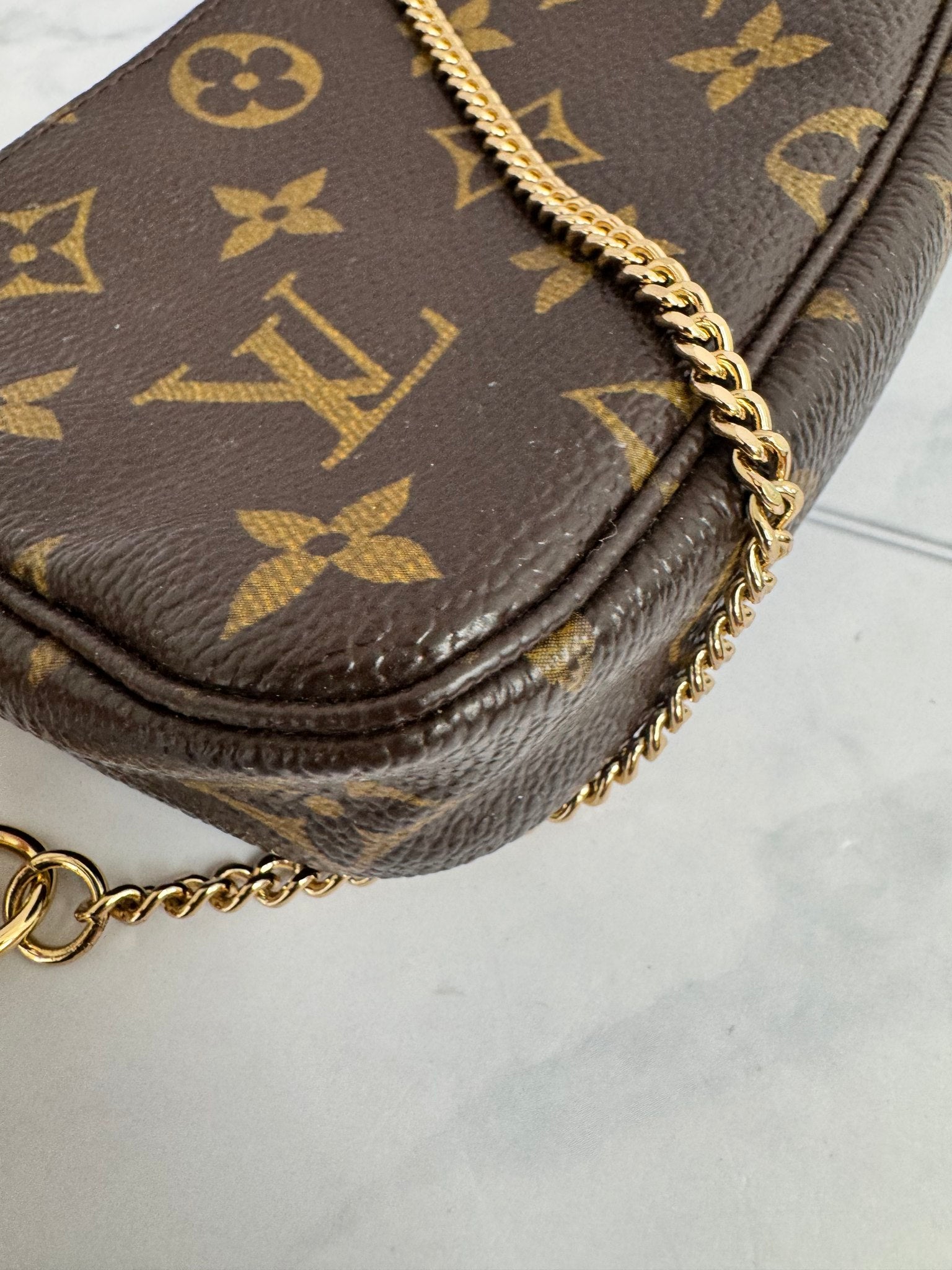 Louis Vuitton Monogram Limited Edition “Trunks & Bags” Mini Pochette