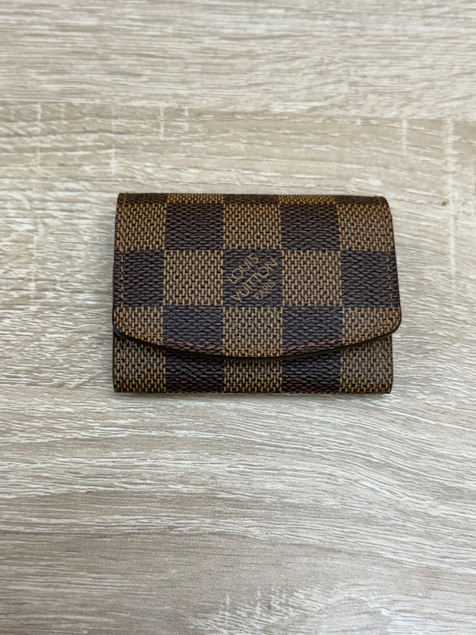 Louis Vuitton Damier Ebene Cuff Links