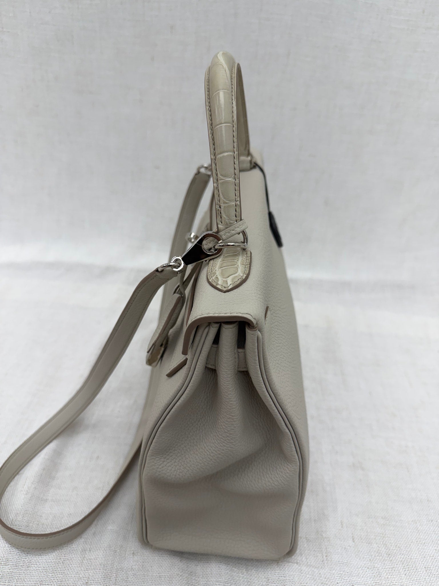 Hermes Benton Togo Matte Alligator Kelly 32 Retour