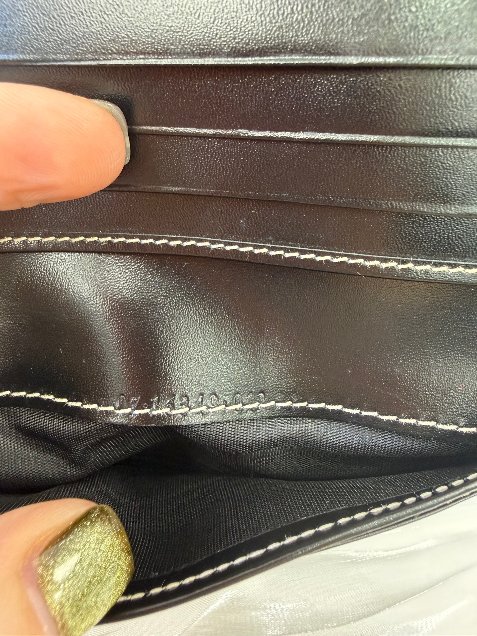 Fendi Black Canvas Zucca Bifold Wallet