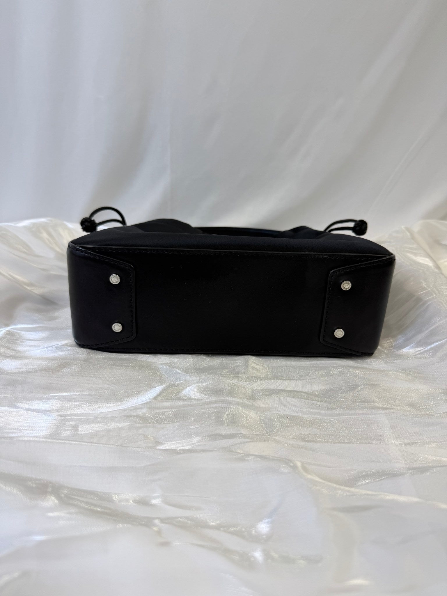 Alexander Wang Black Satin Shoulder Bag 