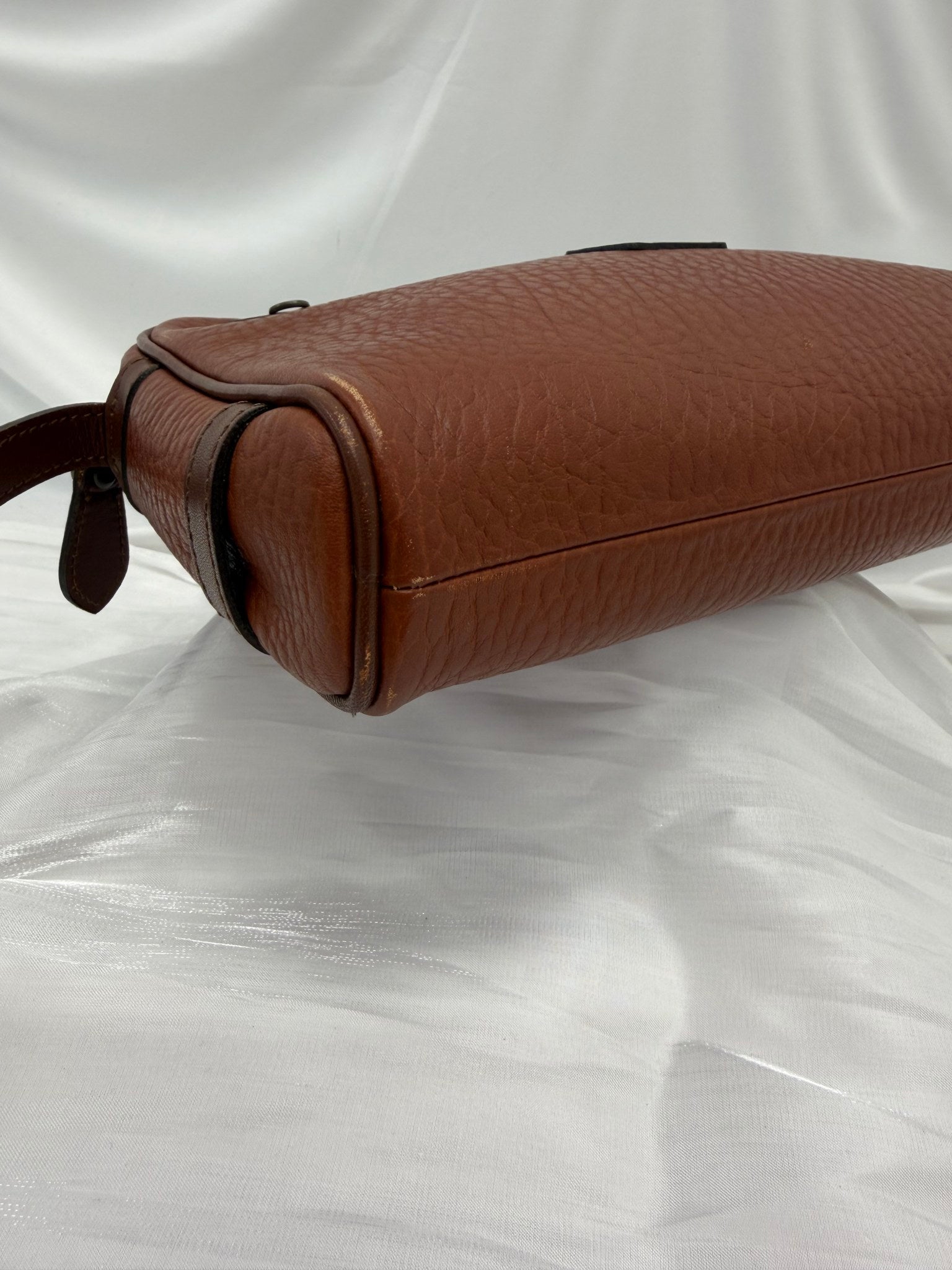 Burberry Vintage Brown Leather Pouch