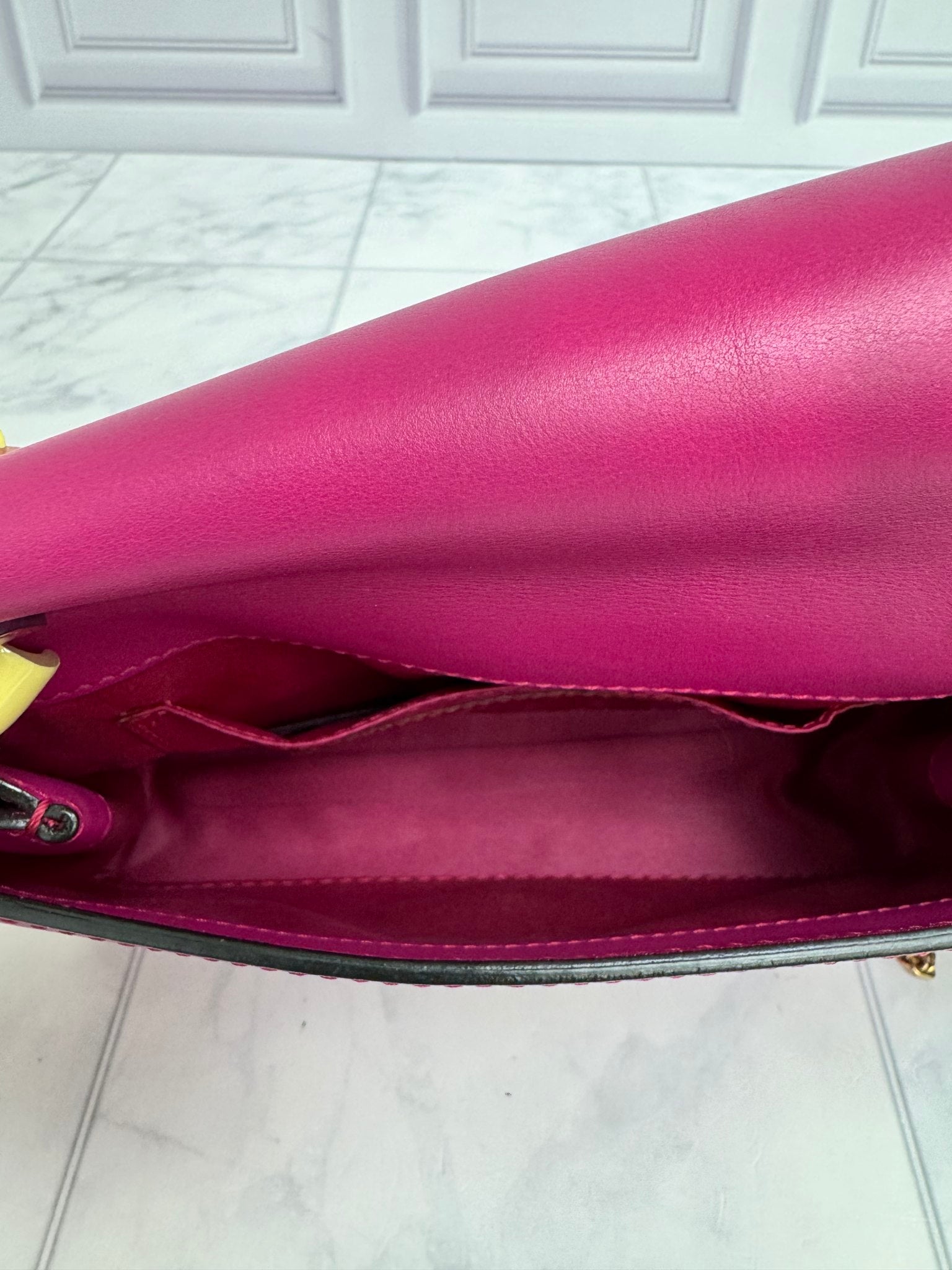 Valentino Fuchsia Leather Rockstud Small Crossbody Bag