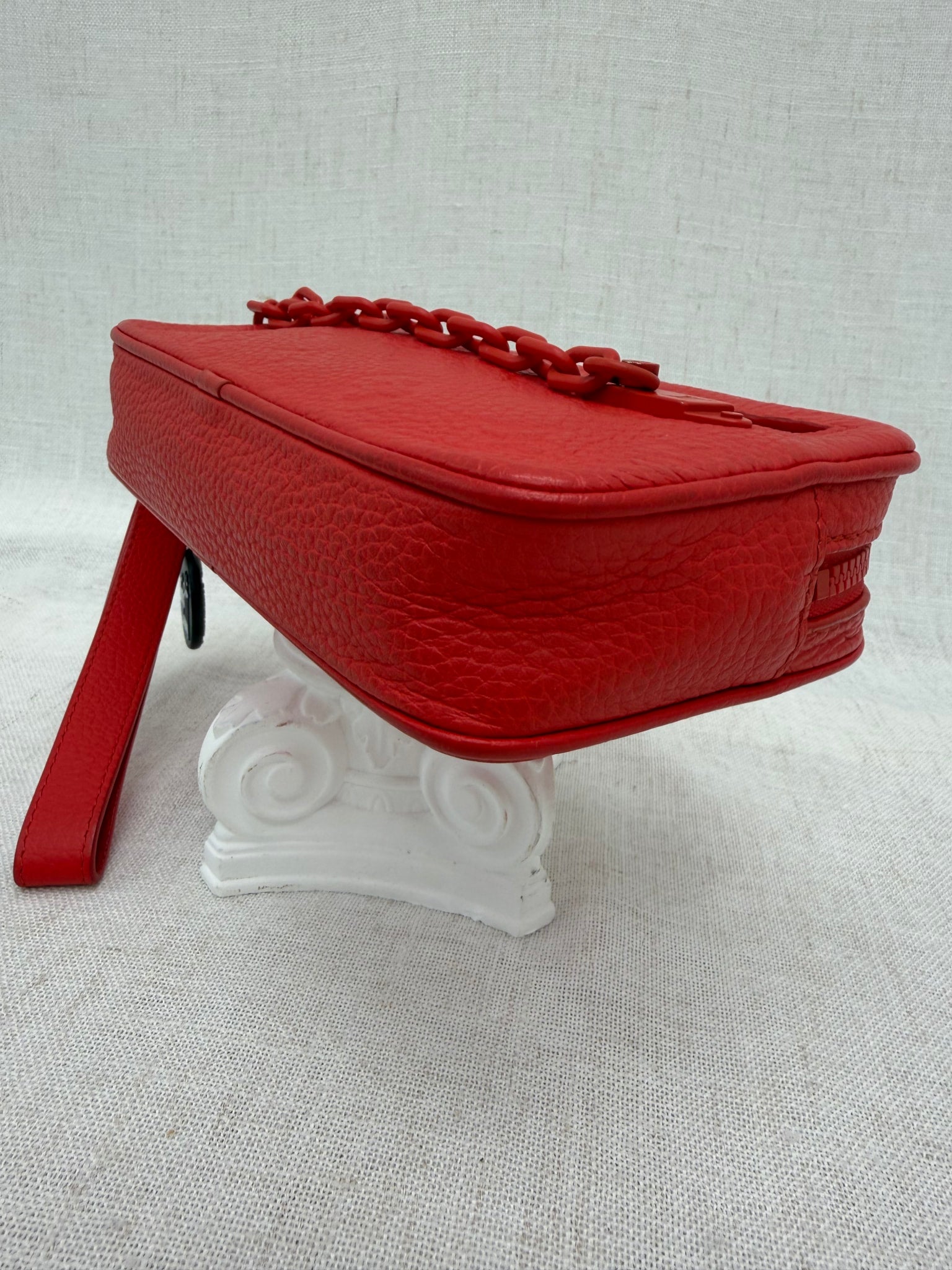 Louis Vuitton X Virgil Red Empreinte Pochette Clutch