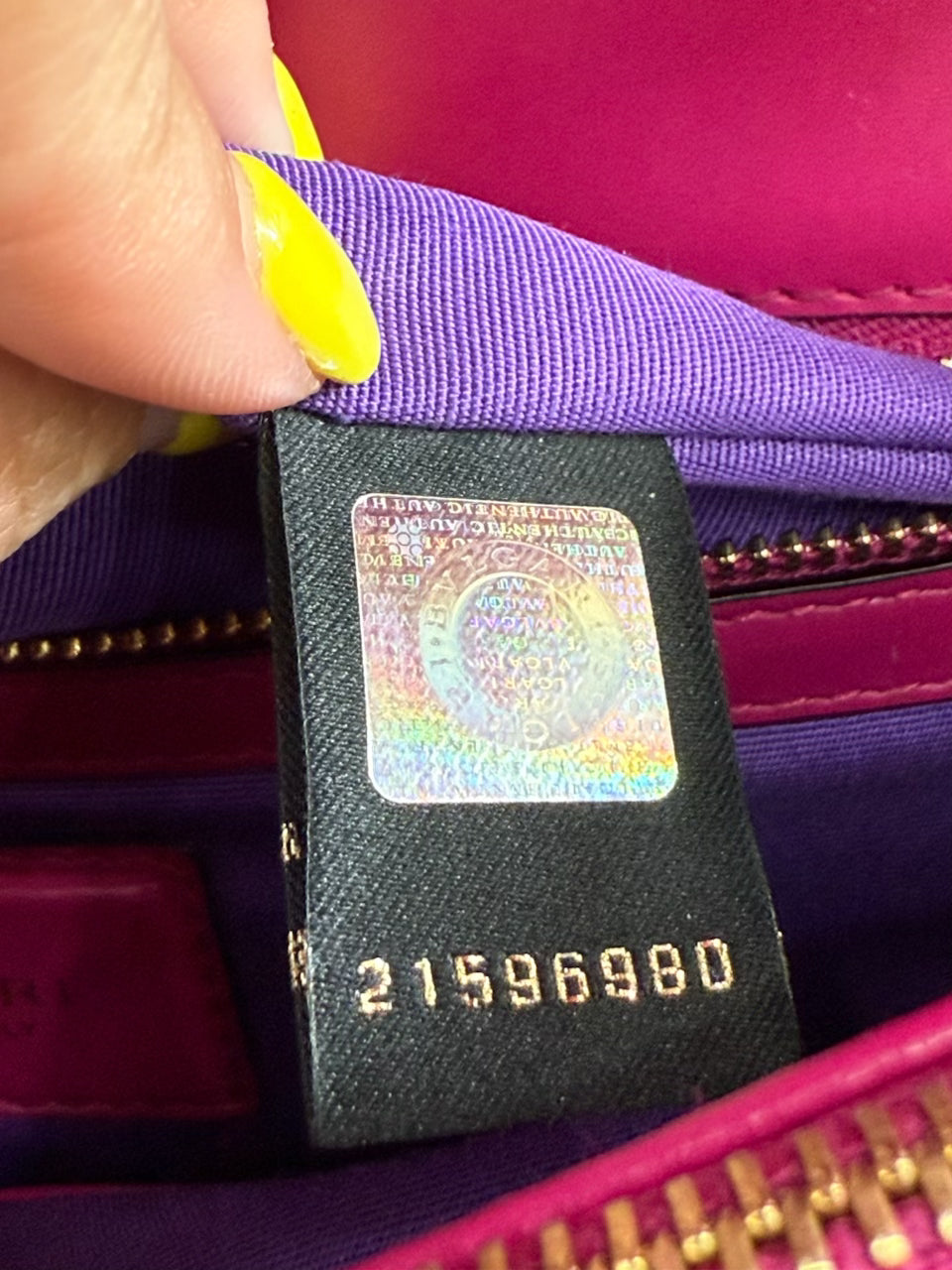 Bvlgari Fuchsia Leather Serpenti Forever Snake Shoulder Bag