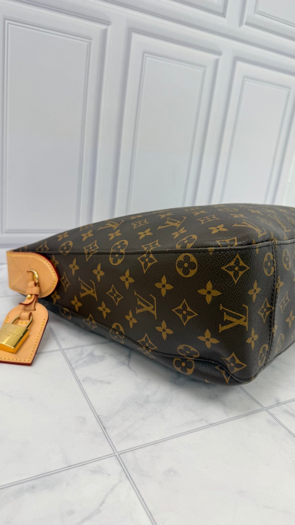 Louis Vuitton Monogram Slouchy MM Shoulder Bag 