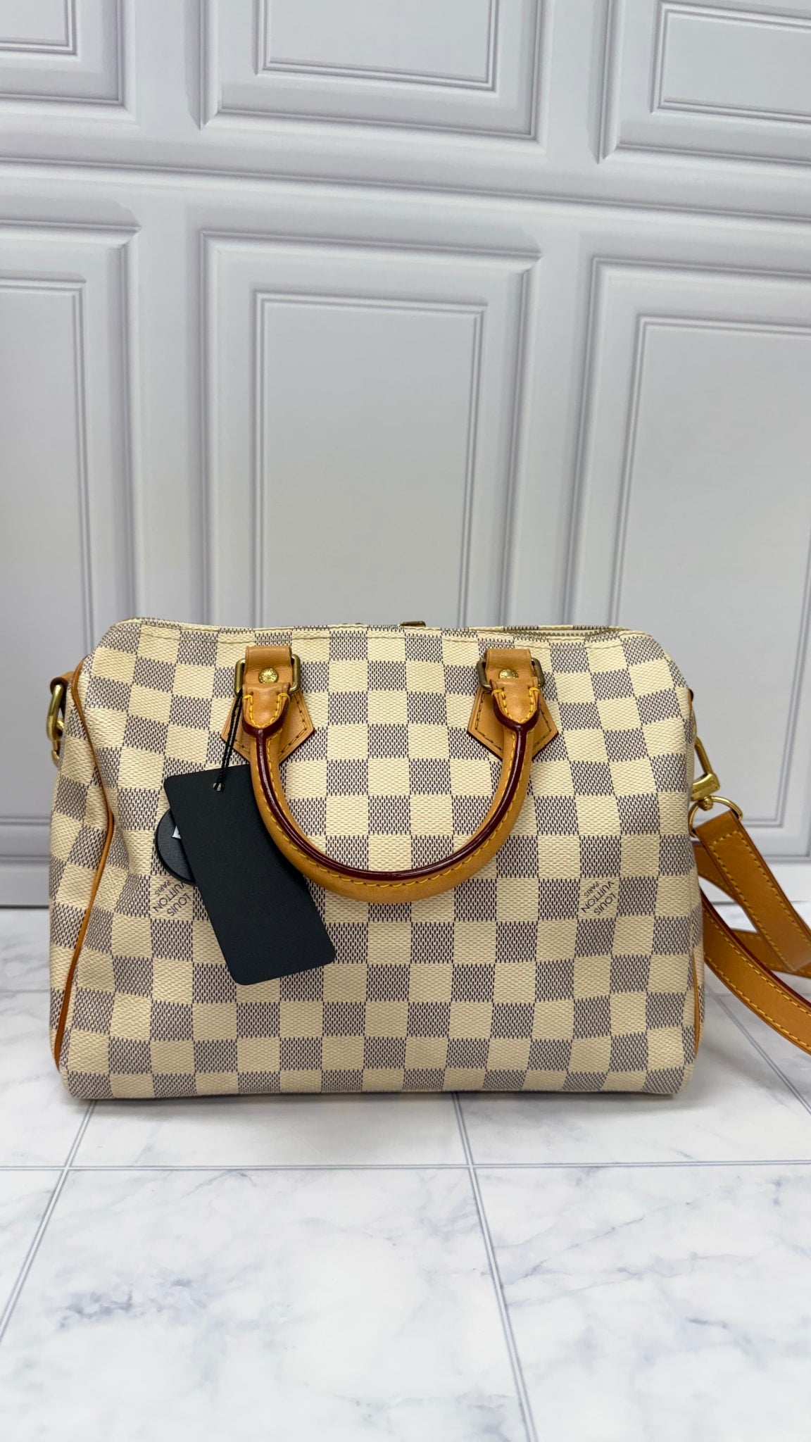 Louis Vuitton Damier Azur Speedy 25 Bandouliere 