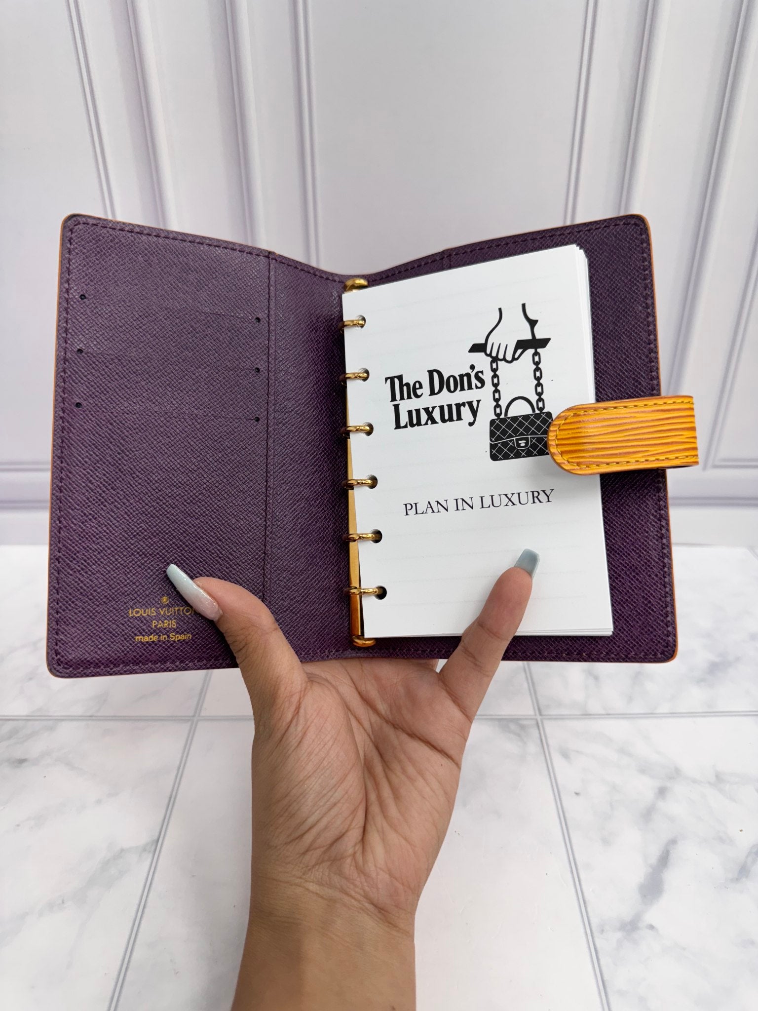 Louis Vuitton Yellow Epi Leather Agenda PM